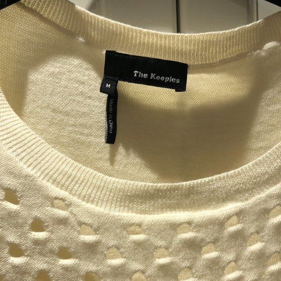 Cream Wool Sweater - The Kooples- AUTHENTIC - Picture 4 of 5